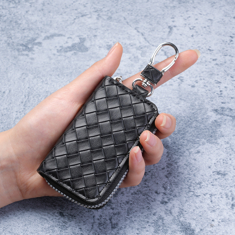 Woven-pattern Anti-loss Keychain For Men And Women