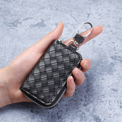 Woven-pattern Anti-loss Keychain For Men And Women