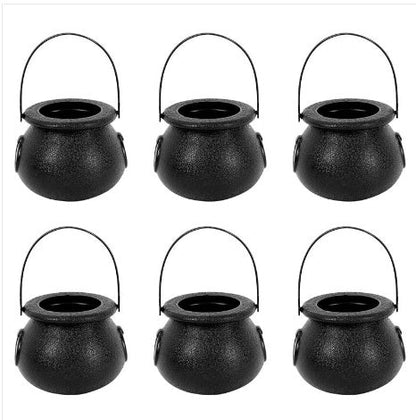 Halloween Witch Pot Smoke Machine LED Humidifier Color Changing Creepy Decor