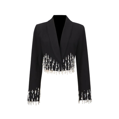 Designer-style Fashionable Suit Elegant Office-ready Versatile Blazer For Women