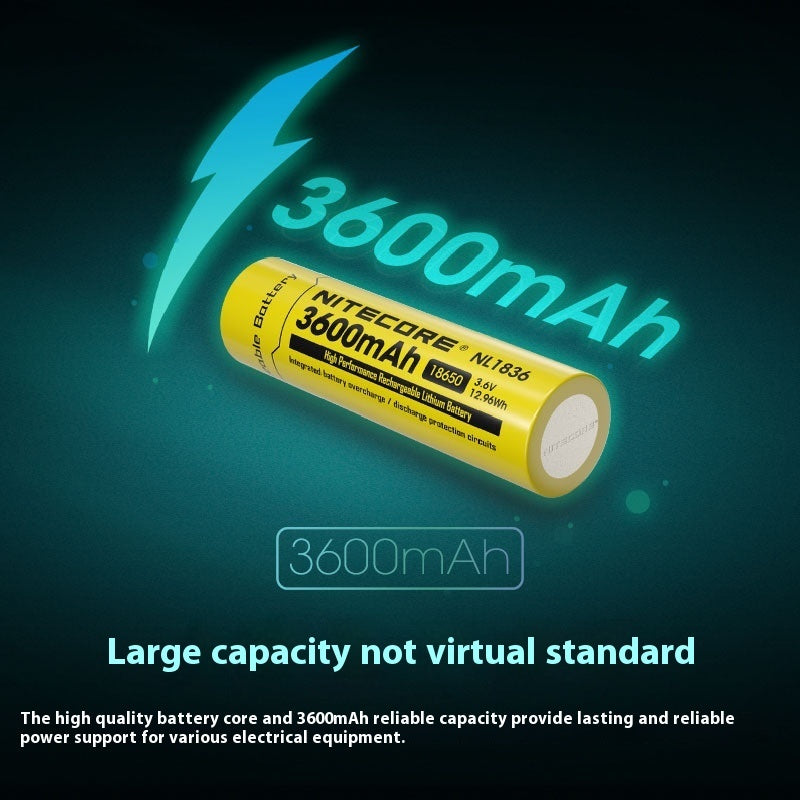 Large Capacity High Performance Rechargeable Lithium Battery