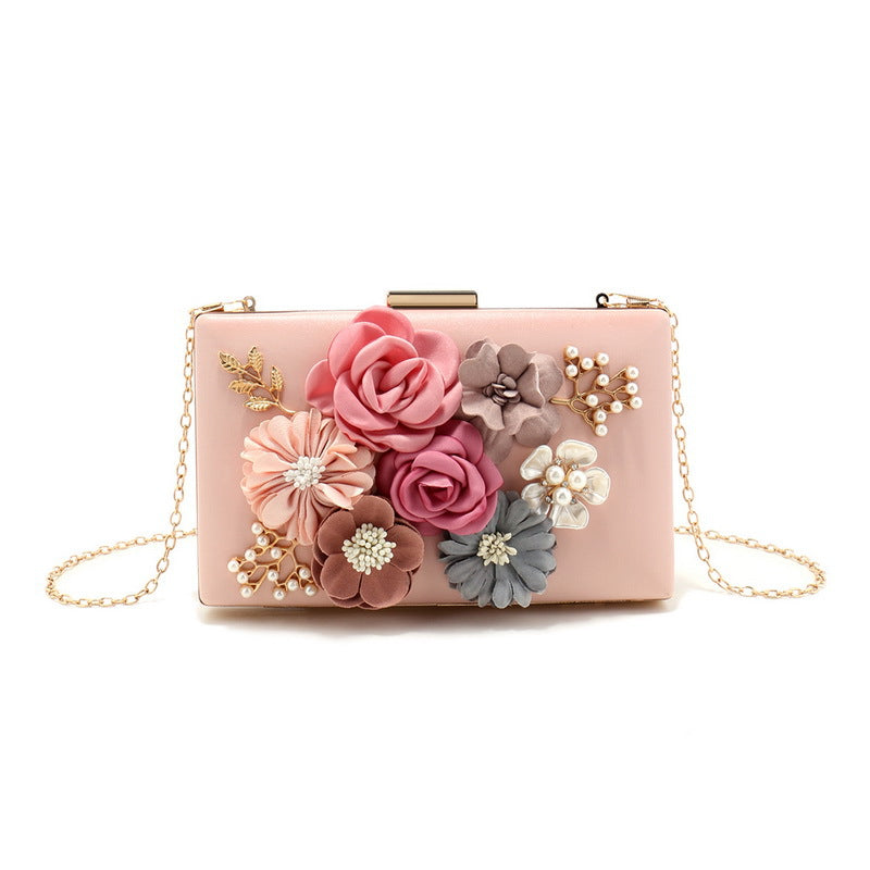 Fashionable Floral Evening Bag For LadiesElegant And Stylish Handbag For Banquets