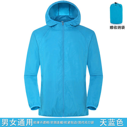 New Sun Protection Clothing Couple Outdoor Skin Clothing Women's UV Protection Sports Skin Windbreaker Sun Protection Clothes Men