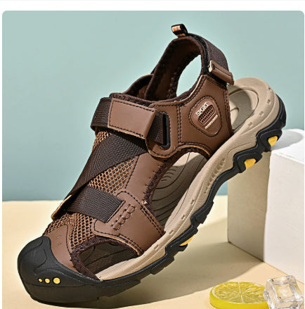 Mens Slip-on Large-size Sandals