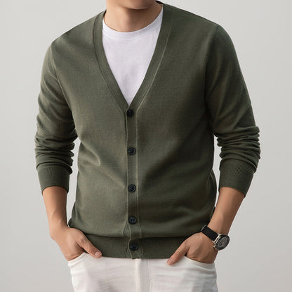 Korean-style Loose-fit Knit Sweater Coat