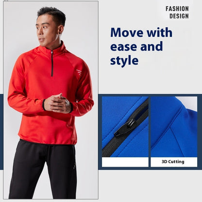 Half Zipper Workout Outdoor Running Quick-drying Clothes