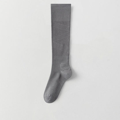 Ultra-thin Lightly Compressive Breathable Calf-length Athletic Socks