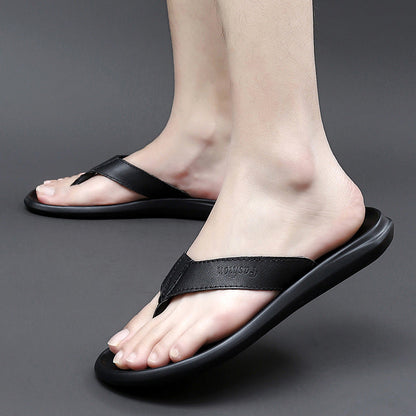 Flip-flops Flat-soled Outdoor Sandals Mens Style
