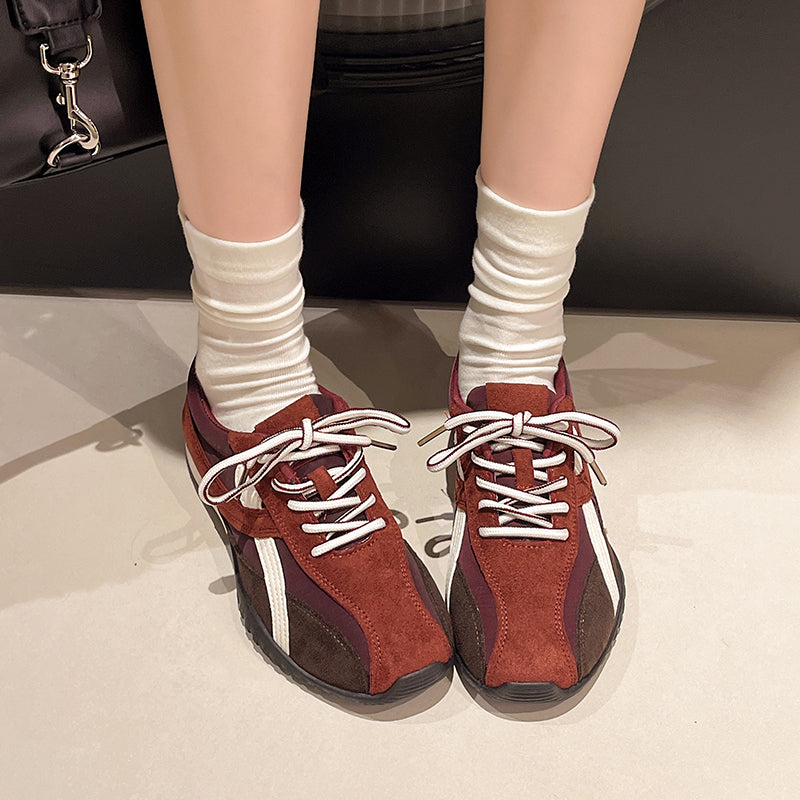 Women Classic Elegant Fashion 2026 New Round Toe Block Low Heel Loafer Leather Shoes Elegant Versatile Pumps