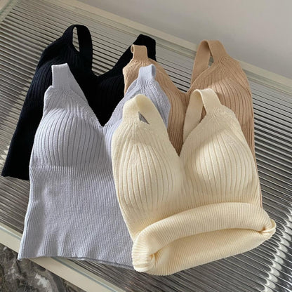 Autumnwinter Warm Camisole Top For Women