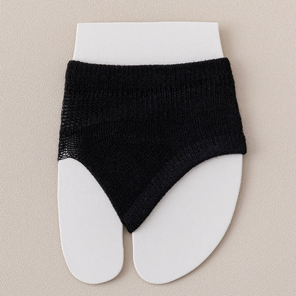 Womens Half-sock Forefoot Non-slip Invisible Flip-flops