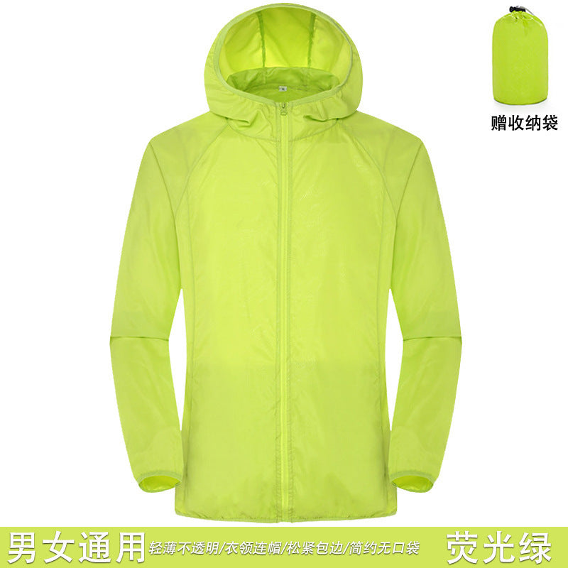 New Sun Protection Clothing Couple Outdoor Skin Clothing Women's UV Protection Sports Skin Windbreaker Sun Protection Clothes Men