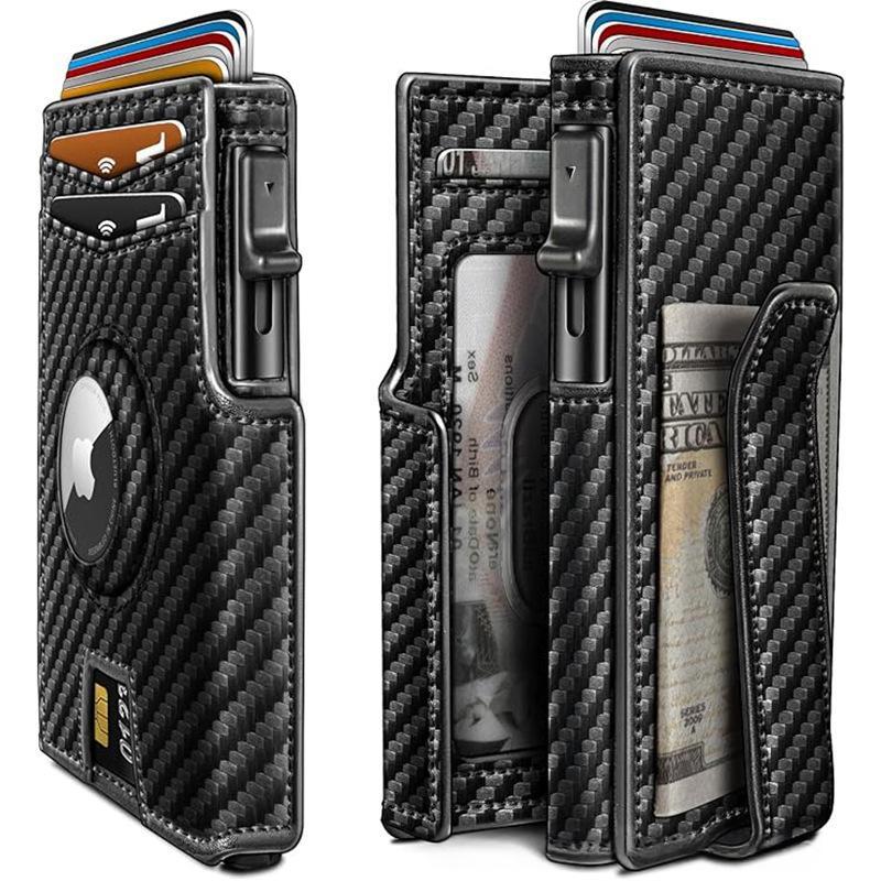 Multi-Card Short Metal Card Holder Mens Wallet