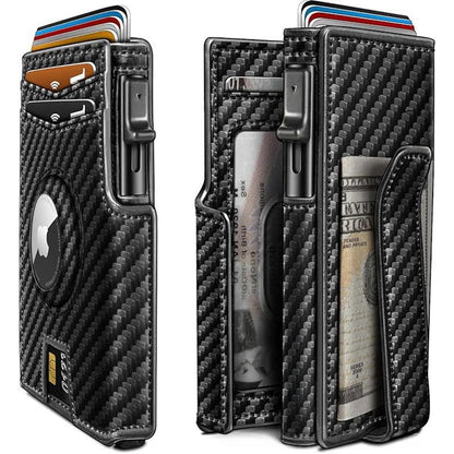 Multi-Card Short Metal Card Holder Mens Wallet