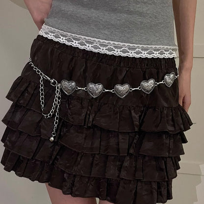 New Stylish And Elegant Waist Chain With A Heart Design Perfect For Womens Dresses