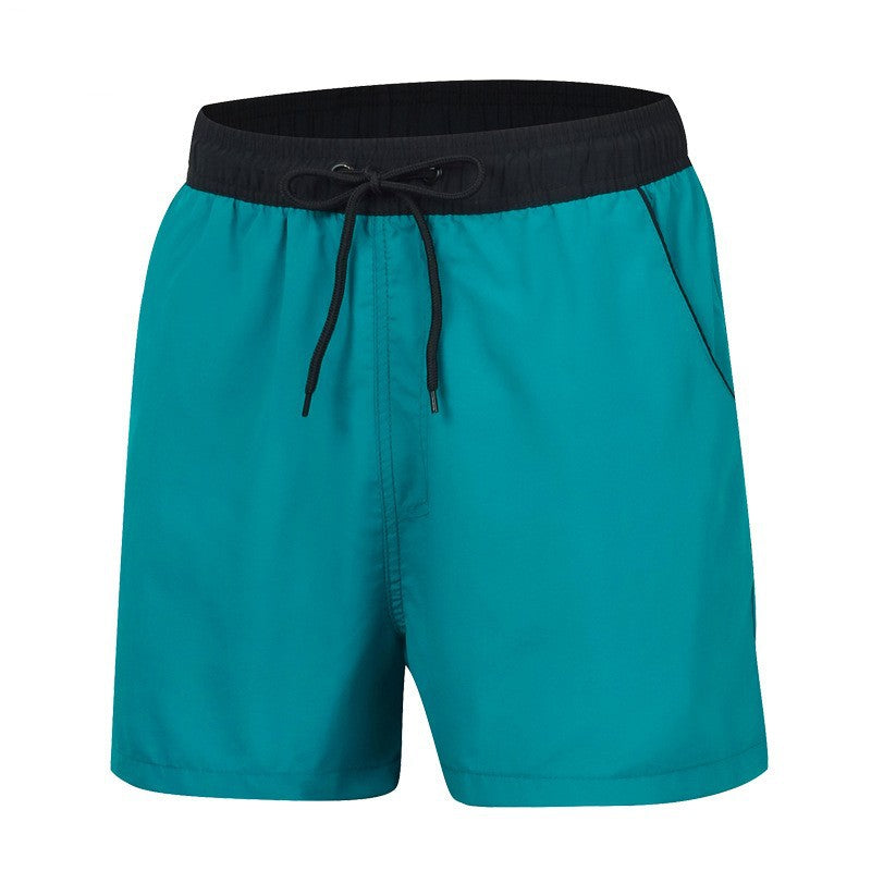 Men's Sports Shorts Fifth Pants Waterproof Quick Drying Breathable Lined Anti Exposure Double Layer Shorts