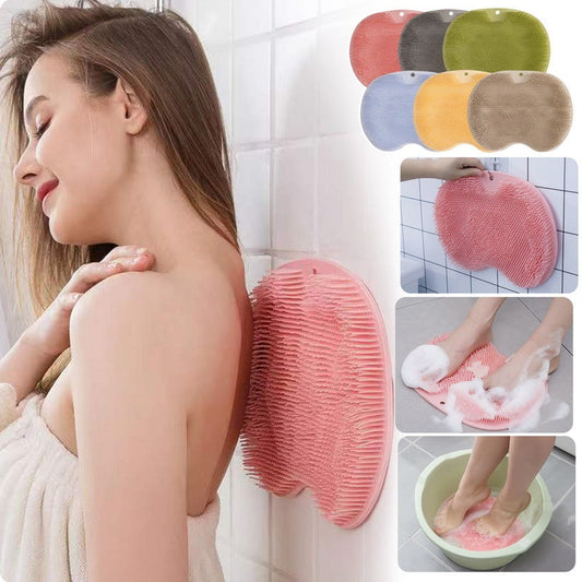Massage Bath Brush Silicone Foot Rub Pad