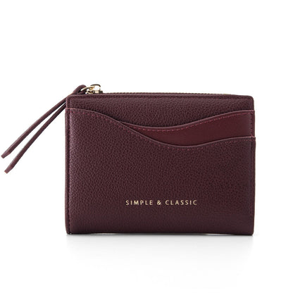 Japanese-style Womens Wallet High-end Feel Short