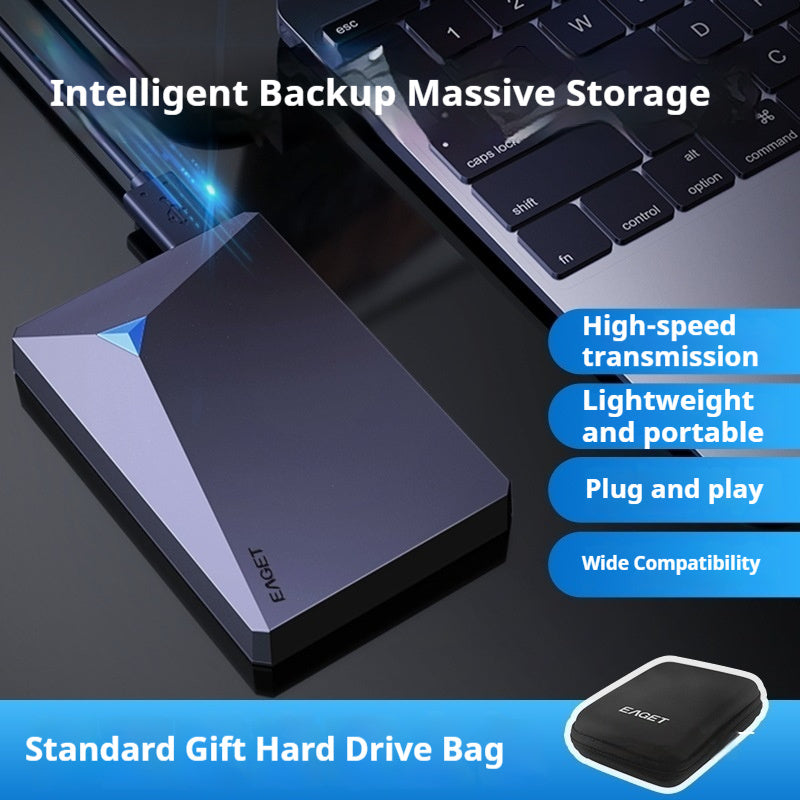 1TB External Hard Drive For Computers Laptops And Smartphones