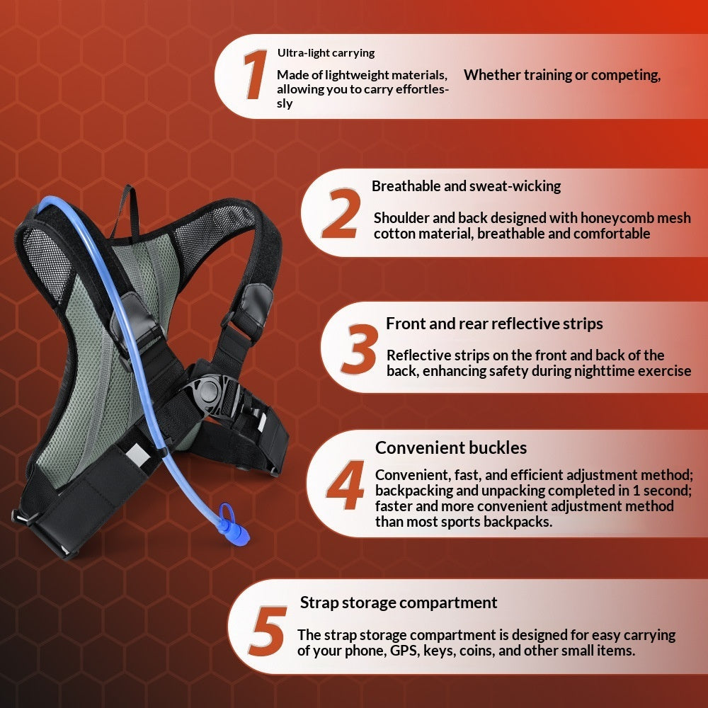 Dual-shoulder Cycling Backpack Motorcycle Backpack