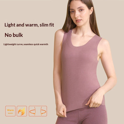 AutumnWinter Fleece-lined Extra-thick Sleeveless Base Top