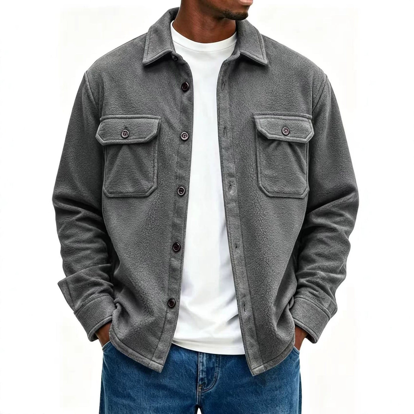 Men's Casual Loose-fit Jacket Coat