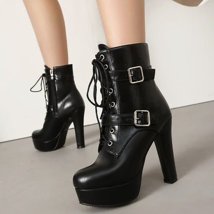 British-style Sleek Stiletto Womens Boots
