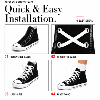 Xtra Stretch Flat Bread Laces