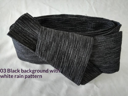 Japanese-style Kimono Yukata Cotton Pre-tied Waist Belt
