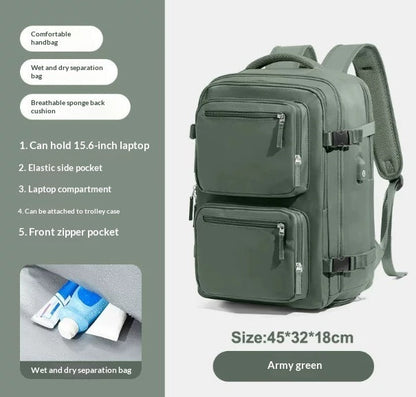Travel Backpack Lightweight And Spacious Ideal For Luggage And Outdoor Hiking
