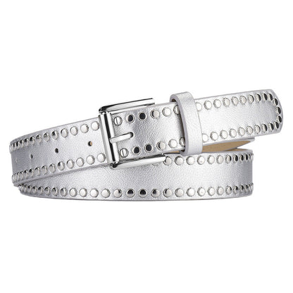 Womens Versatile Casual Denim Belt