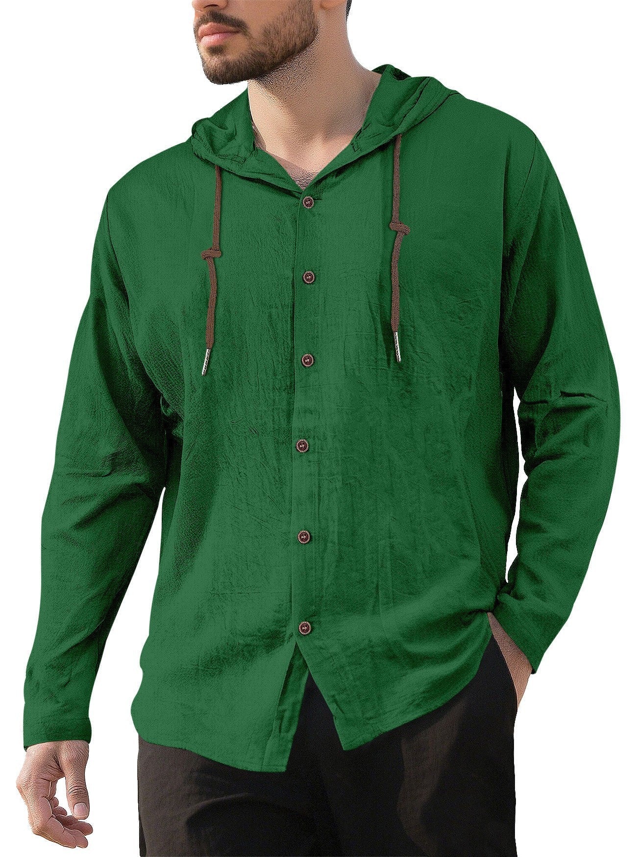 Casual Relaxed-fit Breathable Quick-drying Long-sleeve Shirt