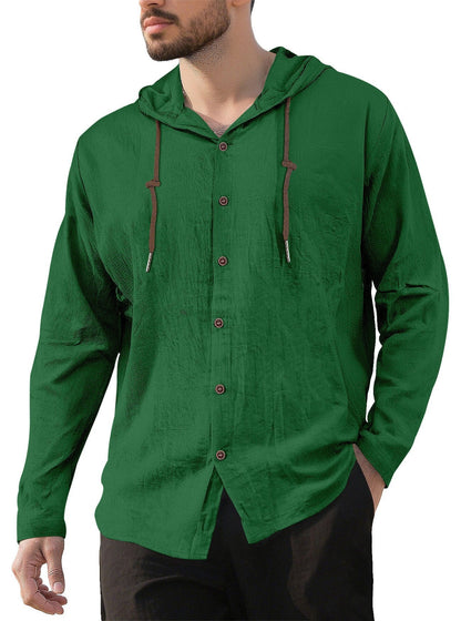 Casual Relaxed-fit Breathable Quick-drying Long-sleeve Shirt