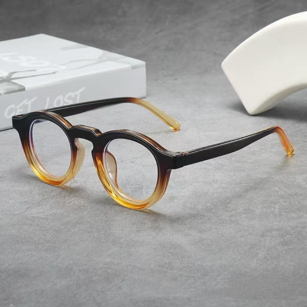 Round-frame High-definition Blue-light-blocking Plain Glasses