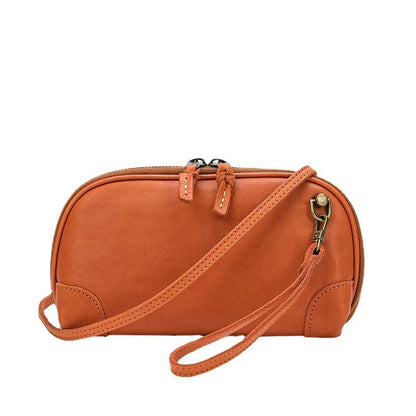 Vintage And Artistic Single-shoulder Bag Made Of Tree Bark Leather