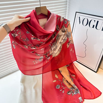 Silk Sun-protection Versatile Beach Scarf