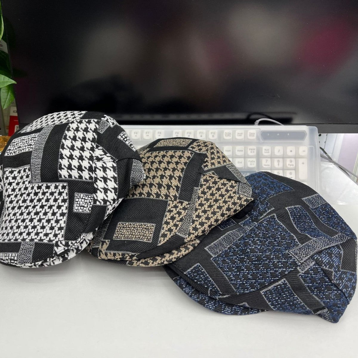Japanese-style Denim Trucker Hat For Women