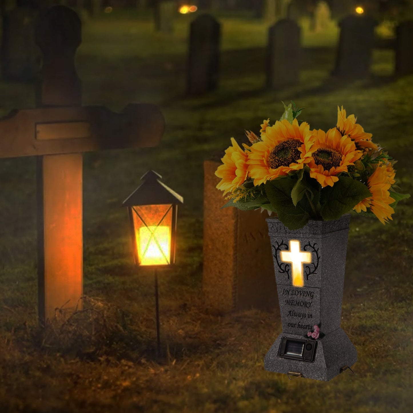 Ornamental Garden Flower Pot Decor For Halloween Props