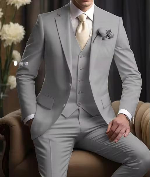 Elegant Business Banquet Suit Set For Men