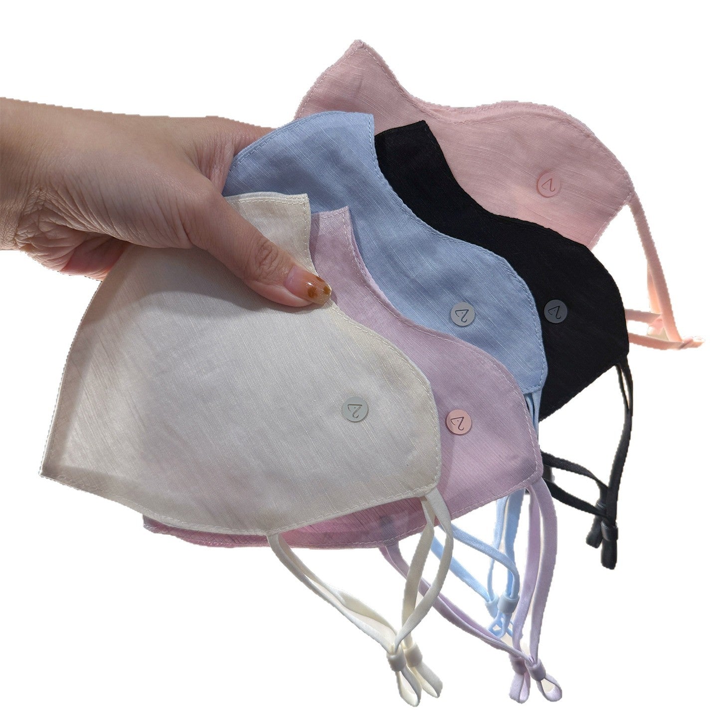 Lightweight Linen Tencel Breathable Sun-Protective Mask