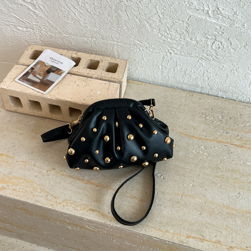 Retro Casual New-style Studded Crossbody Bag