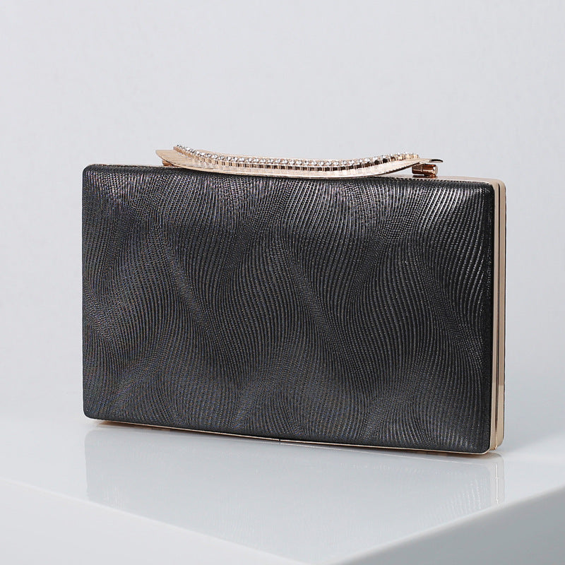Dinner Party Fashion One-shoulder Clutch Dress All-match Small Square Bag