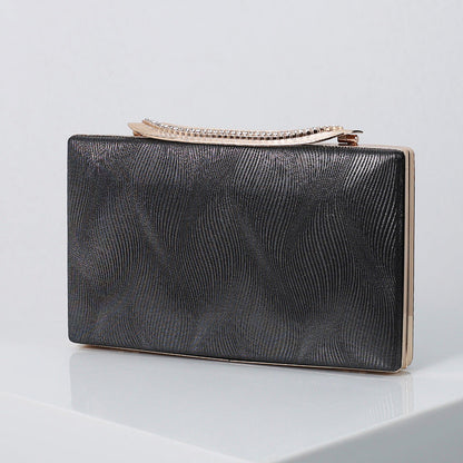 Dinner Party Fashion One-shoulder Clutch Dress All-match Small Square Bag