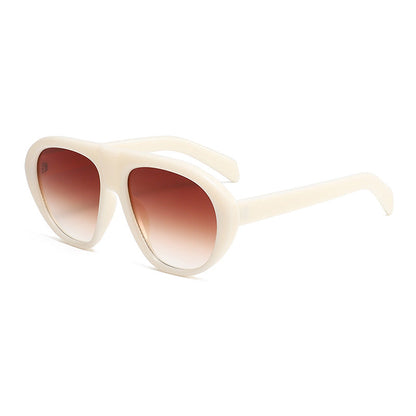 3706 Oversized Aviator Sunglasses, Fashion UV400 Shades For European & American Markets, Ideal For Amazon & Tk Cross-border E-commerce