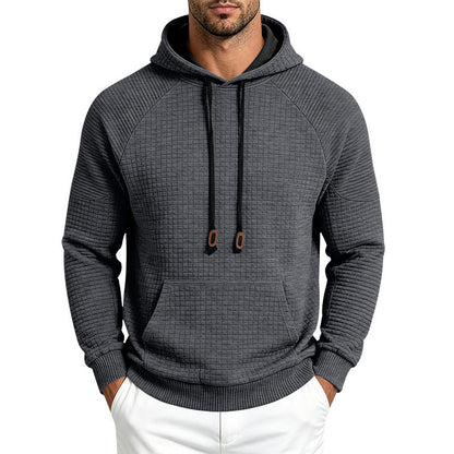 Mens Loose-Fit Versatile Hooded Sweatshirt For Sports Outdoors And Commuting