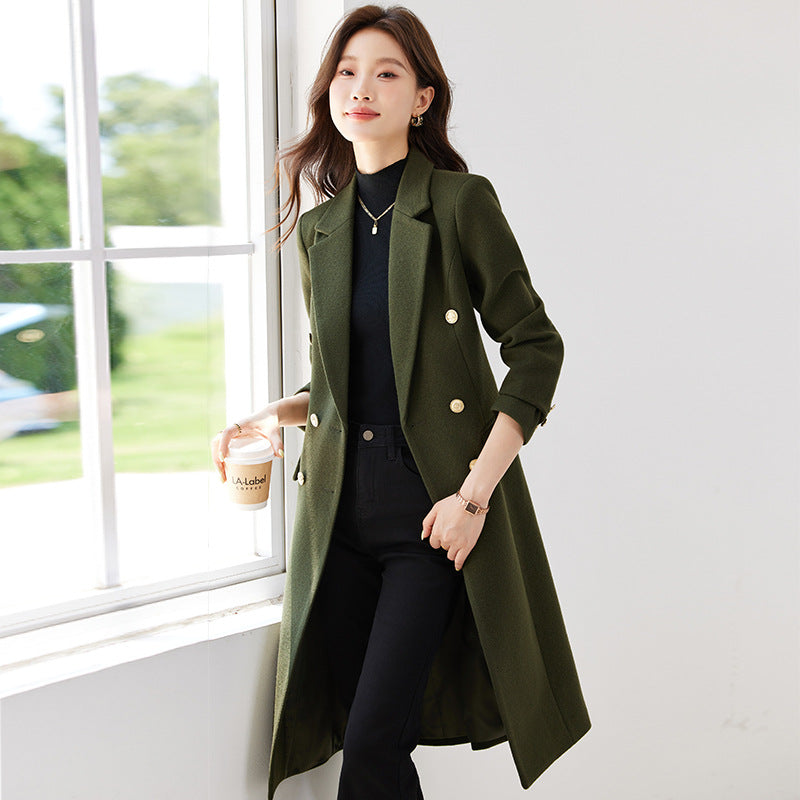 Stylish And Versatile Long Trench Coat For Women