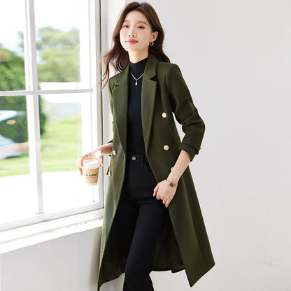Stylish And Versatile Long Trench Coat For Women