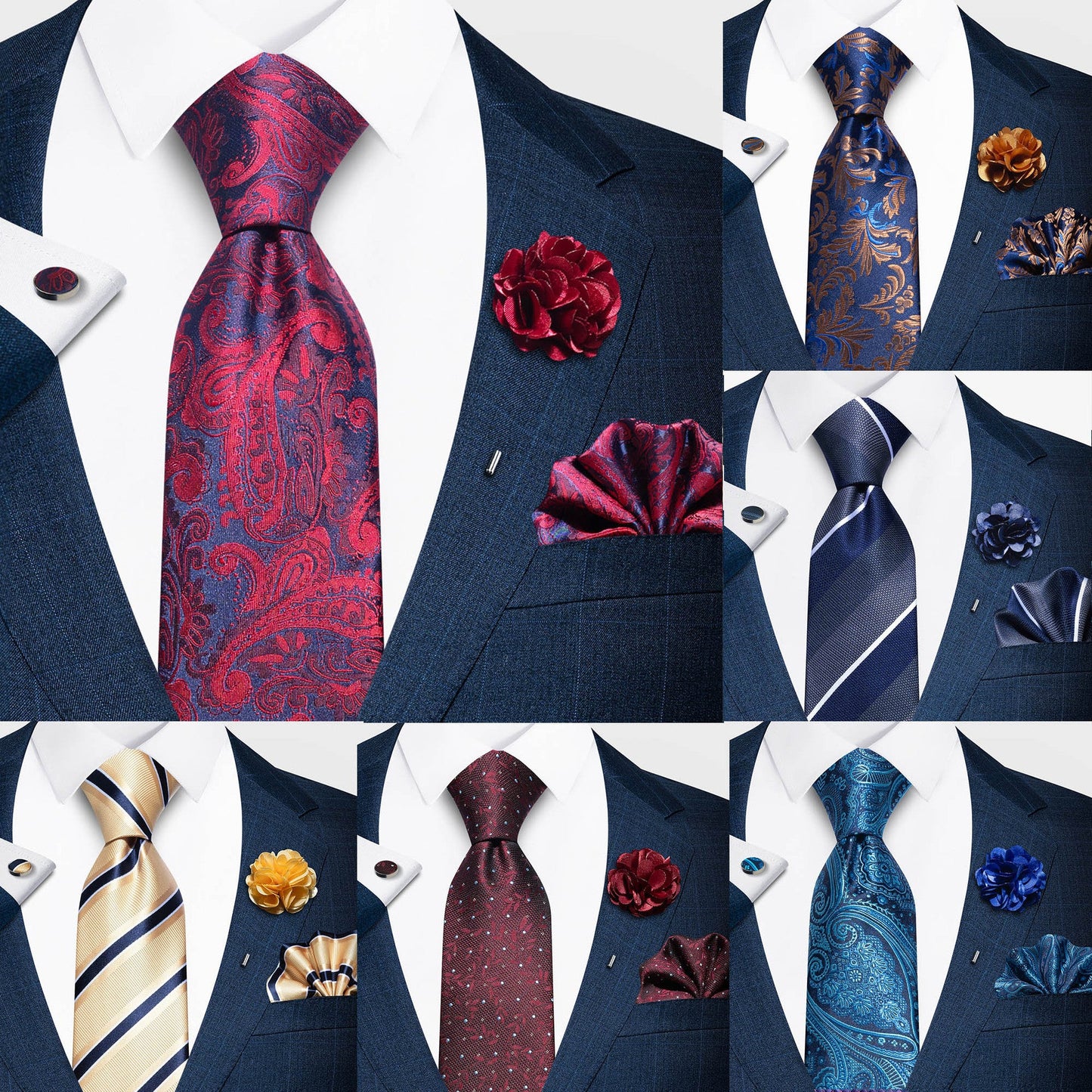 Tencel Jacquard Business Formal Necktie