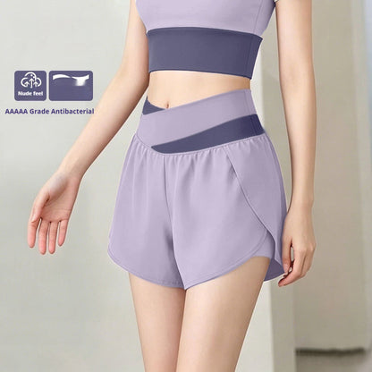 Sports Bra And High-waisted Tummy-control Shorts