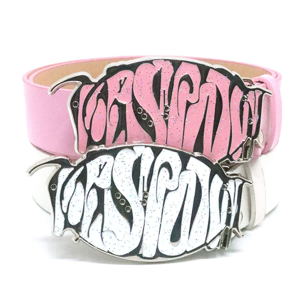 Resin-coated English Buckle Belt Accessory